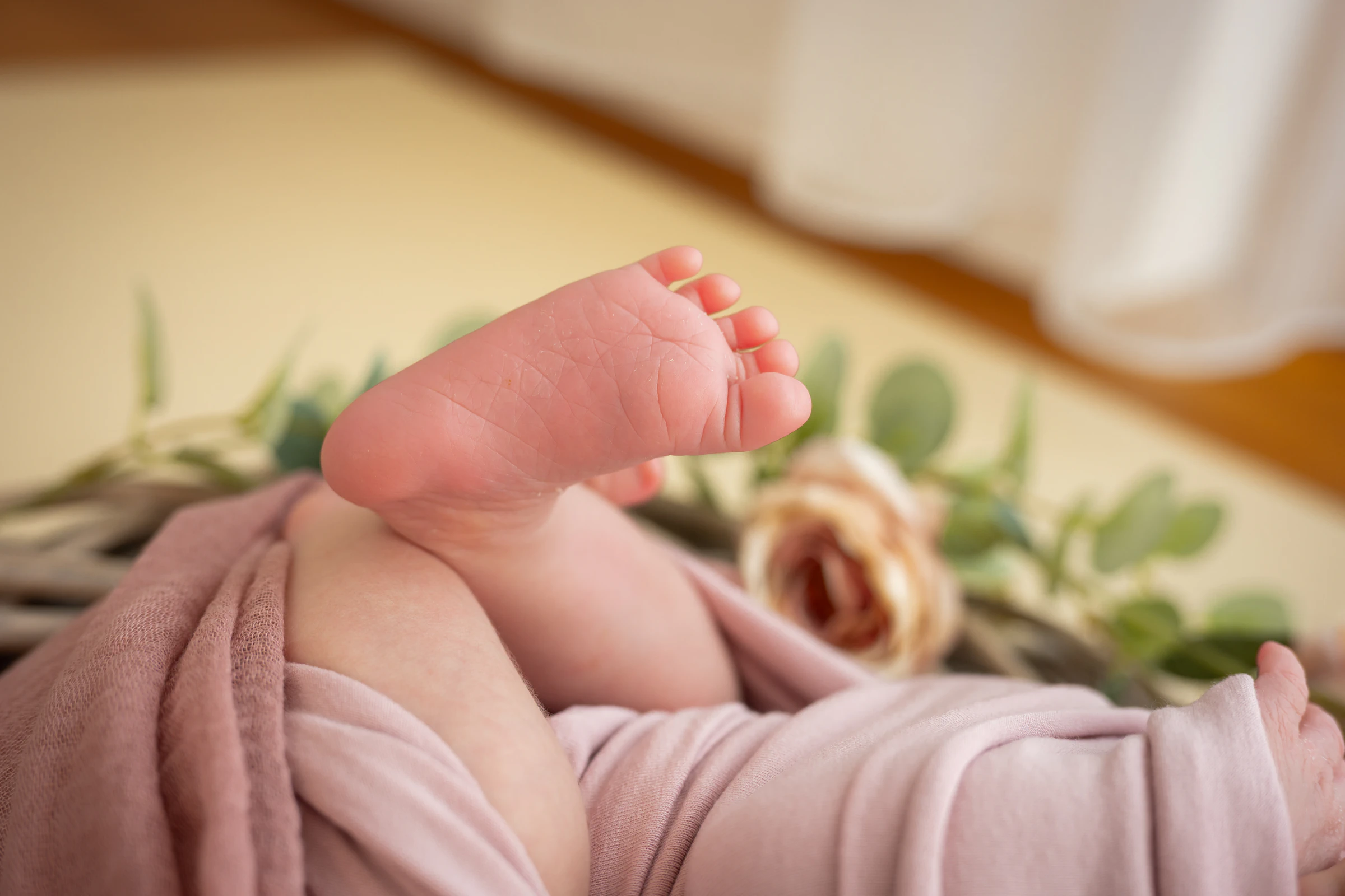 Baby Füsschen Nahaufnahme